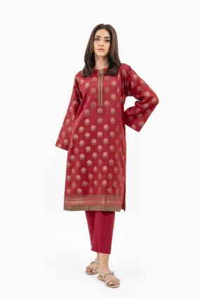 2 Pc Printed Jacquard Outfit