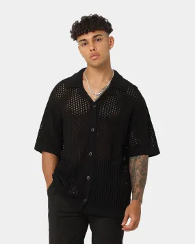 404 Coastal Button Up Black