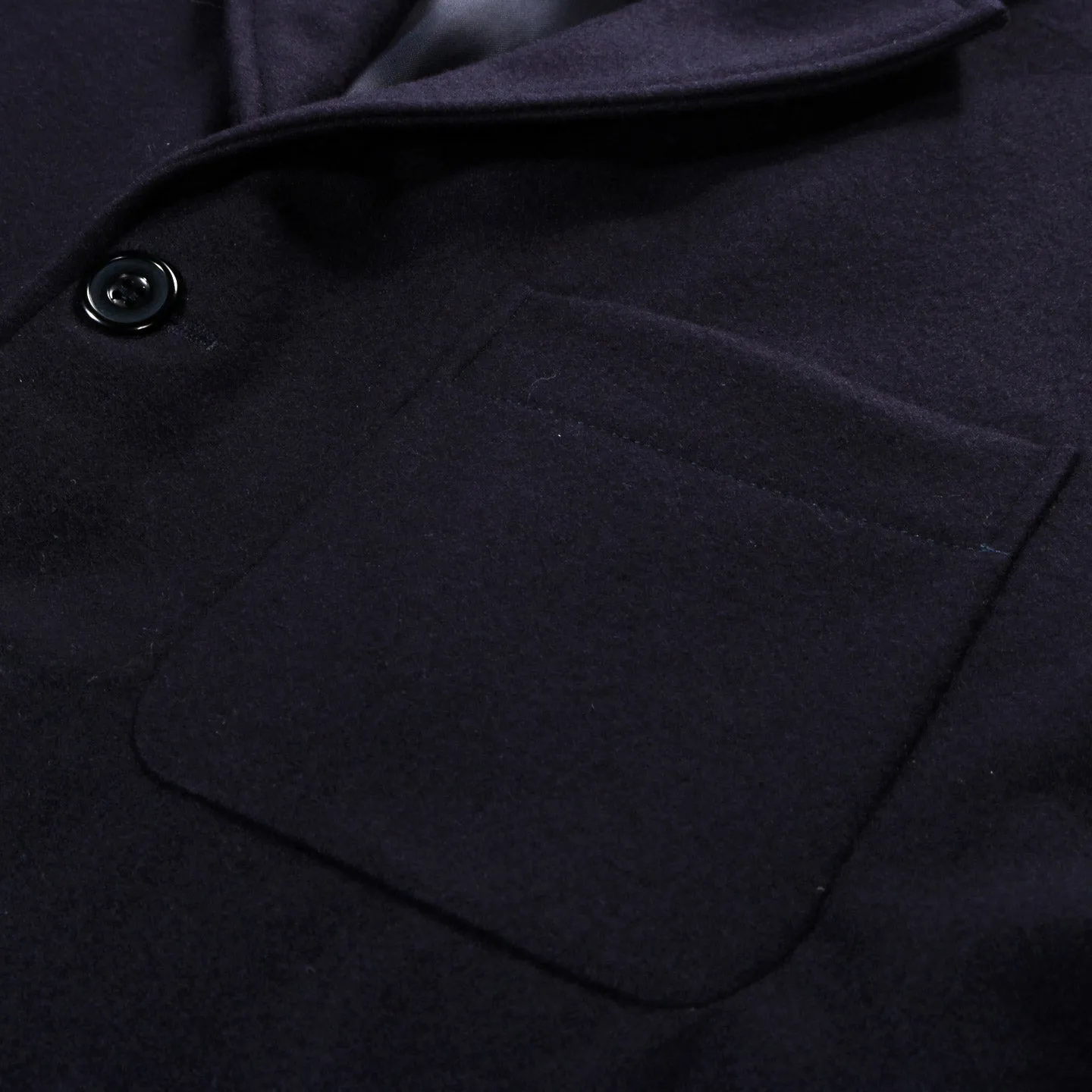 ARPENTEUR FOX JACKET WOOL FLANNEL NAVY