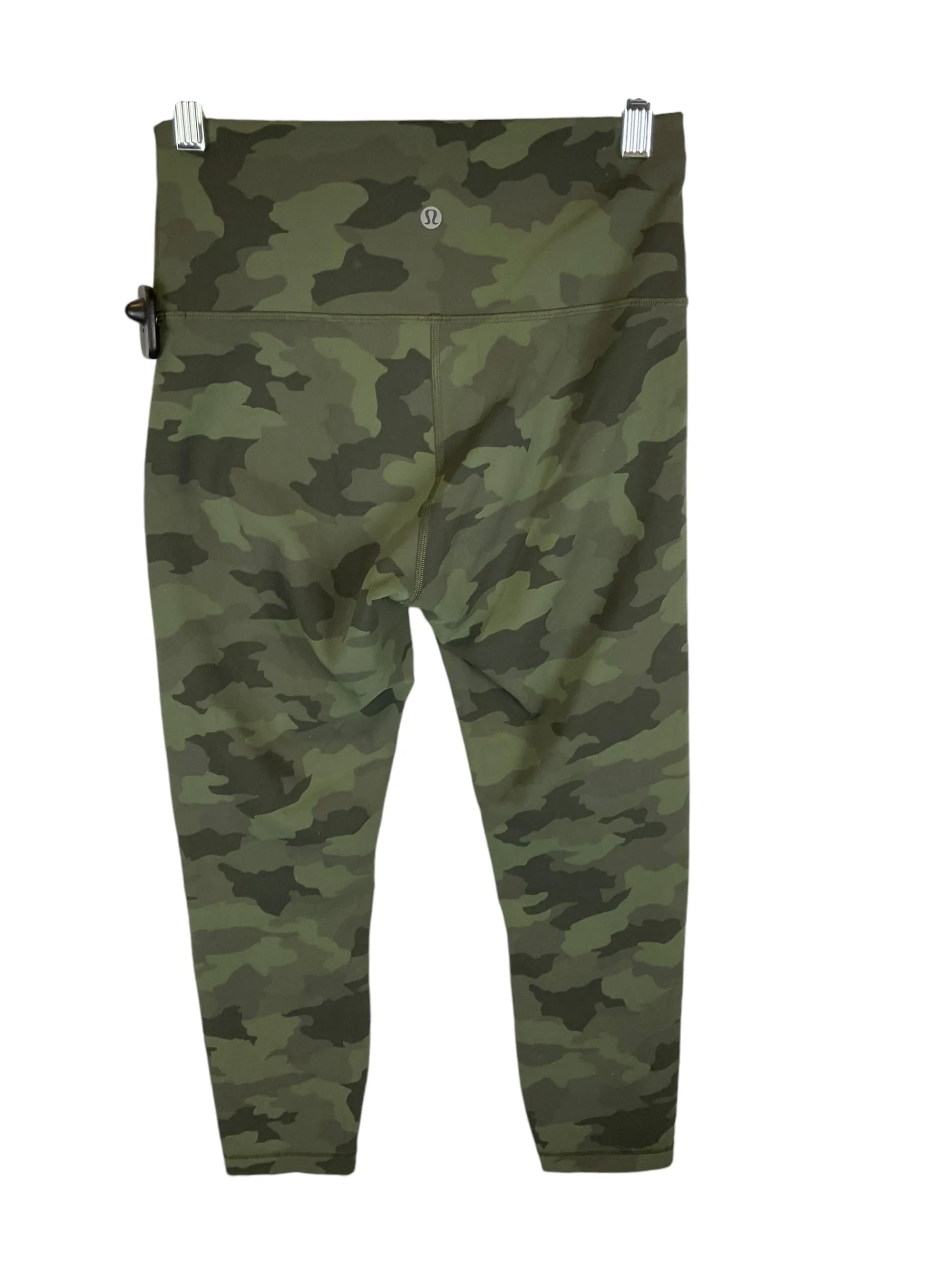 Athletic Leggings By Lululemon In Camouflage Print, Size: 8