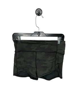 Athletic Shorts By Lululemon In Camouflage Print, Size: 10