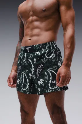 Bandana Fight Shorts (5"&7“ Inseam) - Hunter