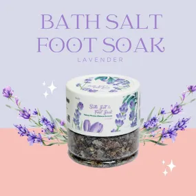 Bath Salt and Foot Soak - Lavender (200 gm)