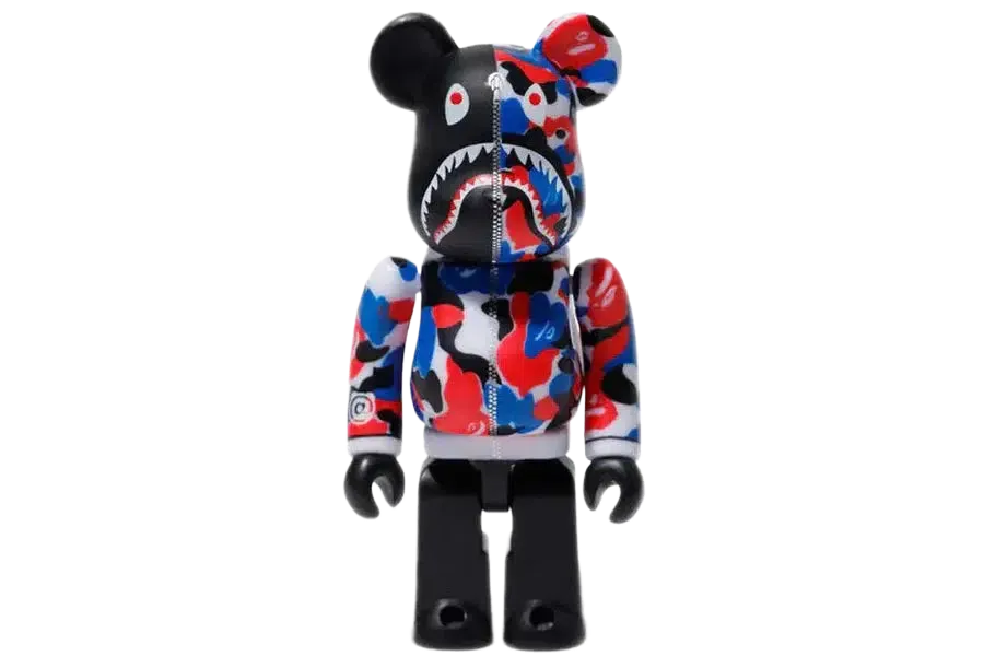 Bearbrick x Bape Shark London Store 100% & 400% Set