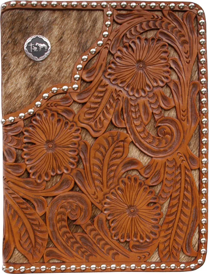 Bible Cover - Hair on Hide Accent