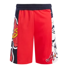 BRAVES MASH UP SHORT (RED)