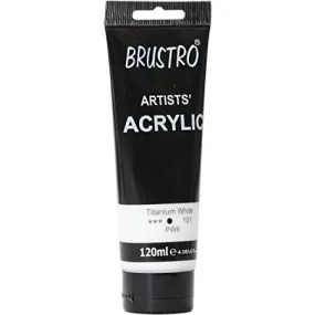 Brustro Artists Acrylic Titanium White 120ml