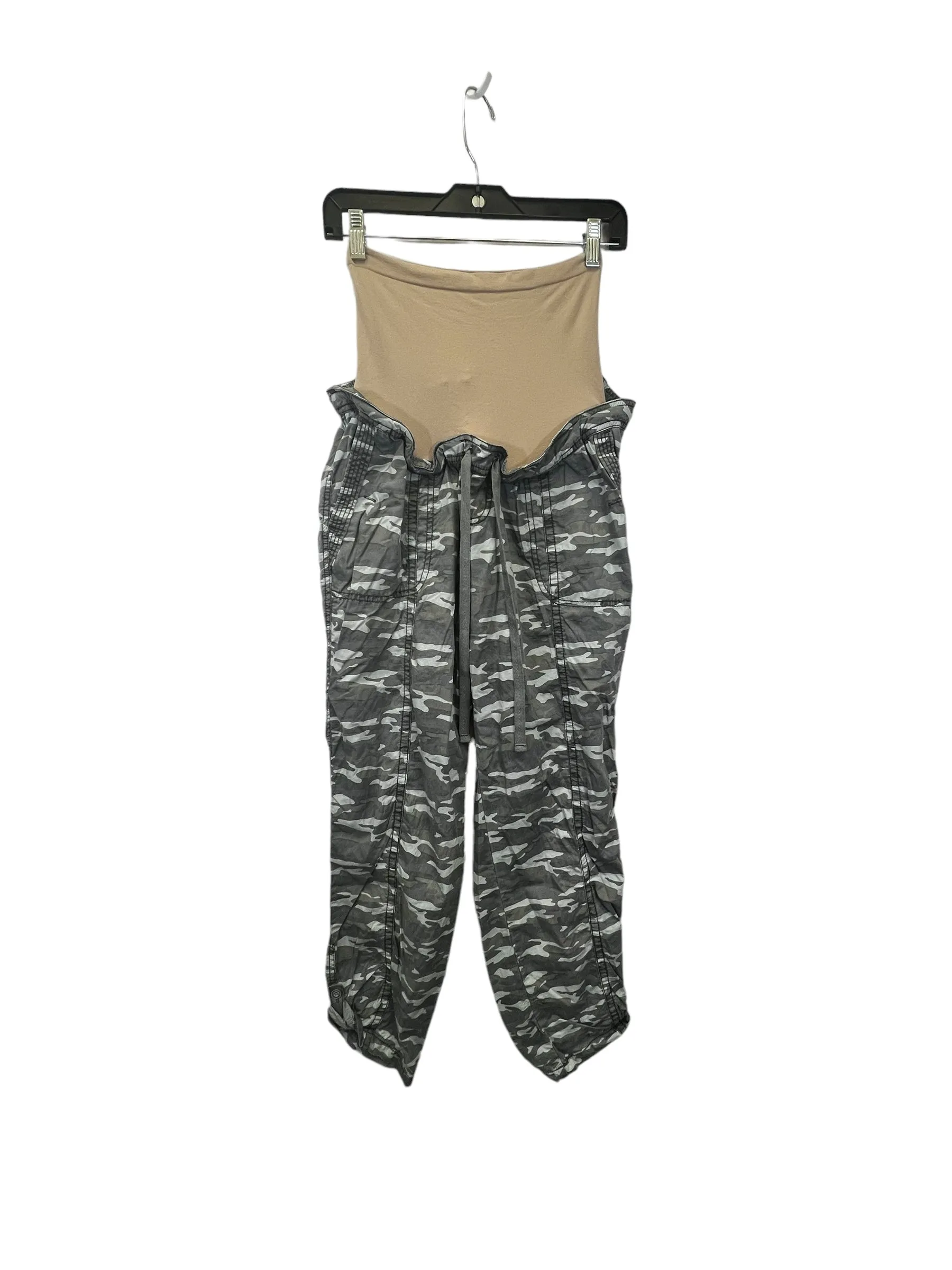 Camouflage Print Pants Cargo & Utility Motherhood, Size Xl