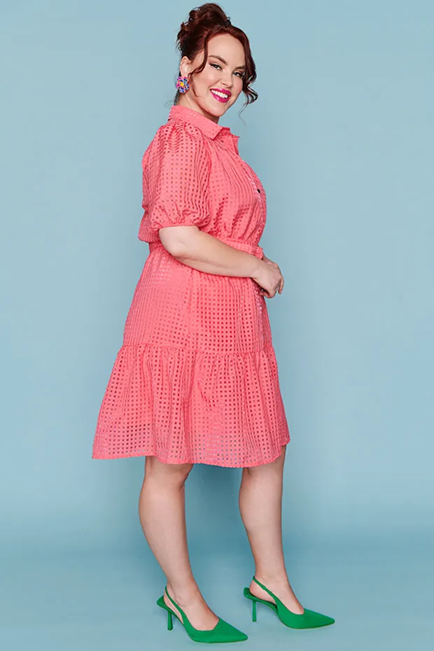 Caroline Melon Pink Dress