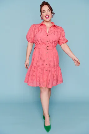 Caroline Melon Pink Dress