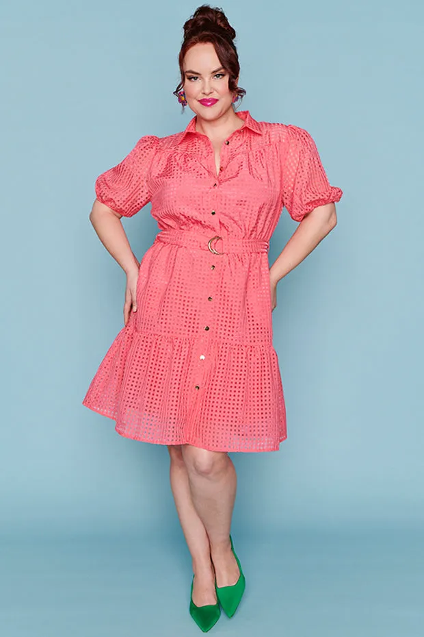 Caroline Melon Pink Dress