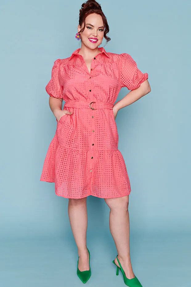 Caroline Melon Pink Dress