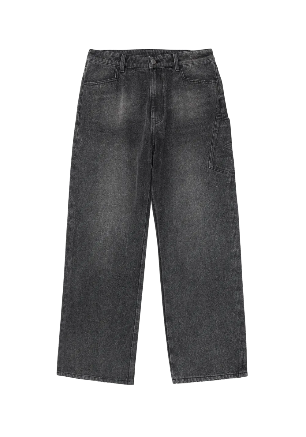 Embossed Denim Jeans