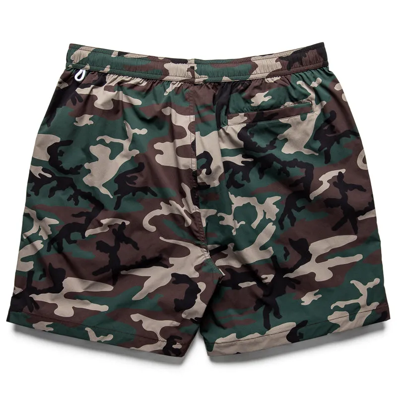 Felt Work Logo Swim Shorts - Camouflage