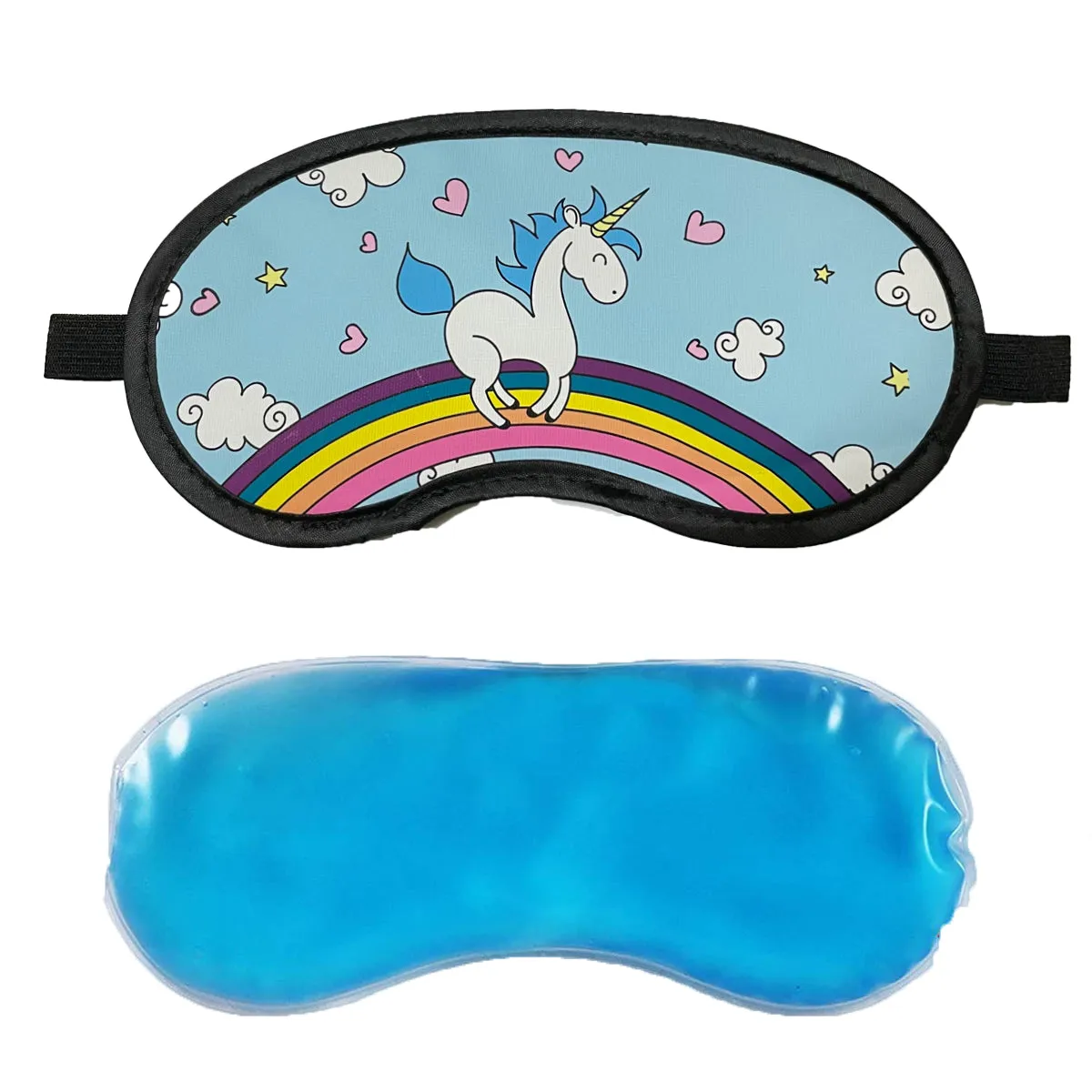 Gel Eye Mask - Unicorn Rainbow