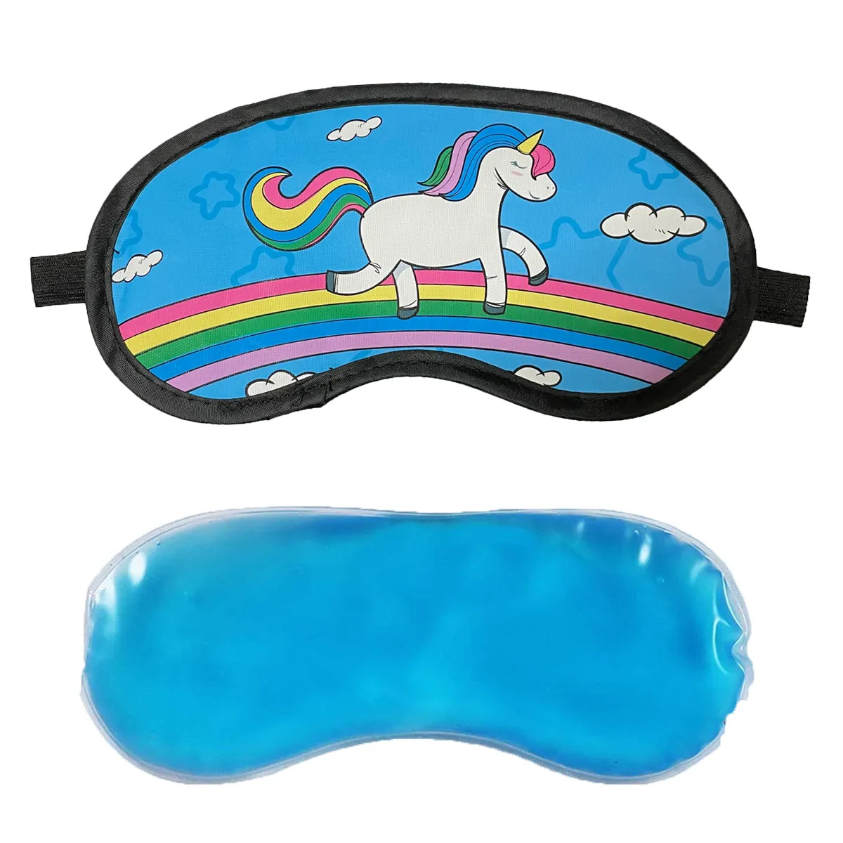 Gel Eye Mask - Unicorn Rainbow