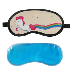 Gel Eye Mask - Unicorn Rainbow