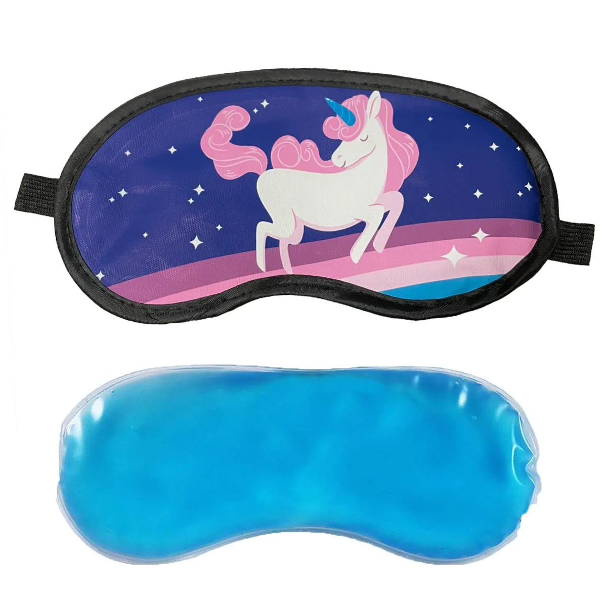 Gel Eye Mask - Unicorn Rainbow