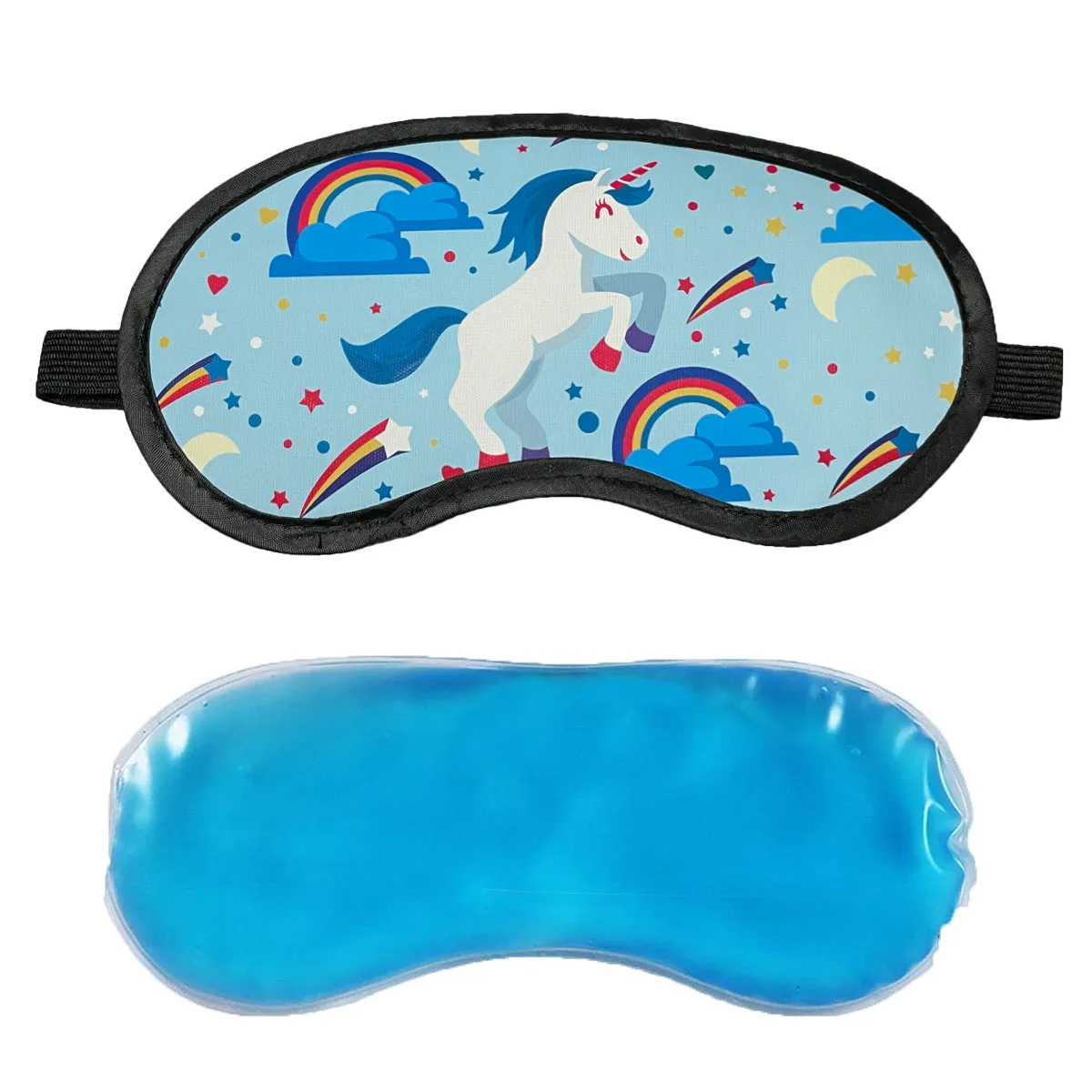 Gel Eye Mask - Unicorn Rainbow