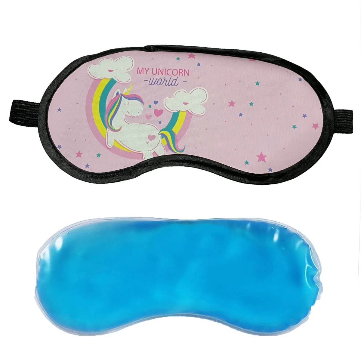 Gel Eye Mask - Unicorn Rainbow