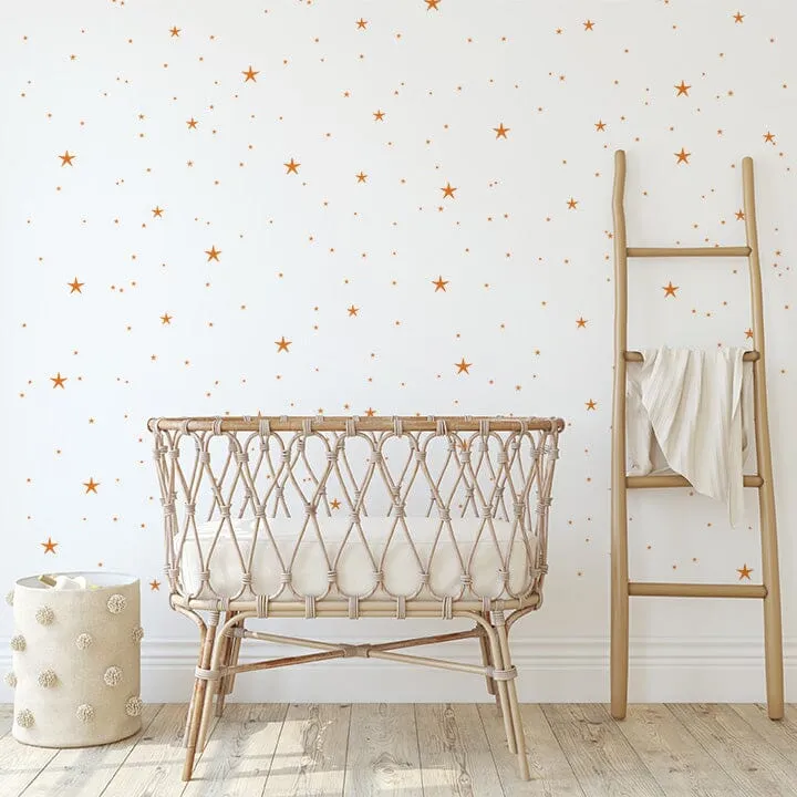 Holiday Twinkle Stars Wall Decals