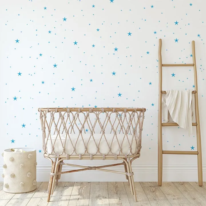 Holiday Twinkle Stars Wall Decals