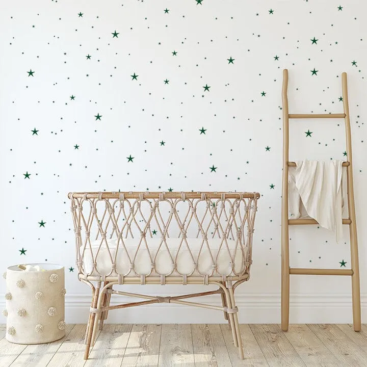 Holiday Twinkle Stars Wall Decals