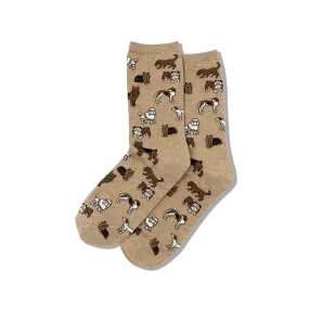 HOTSOX Women's Classic Dogs Crew Socks