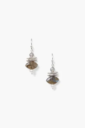 Lisbeth Drop Earrings Labradorite Mix