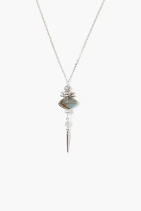 Lisbeth Necklace Labradorite Mix