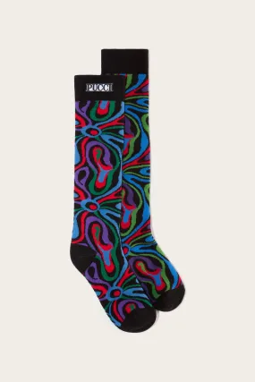 Marmo-Jacquard Socks