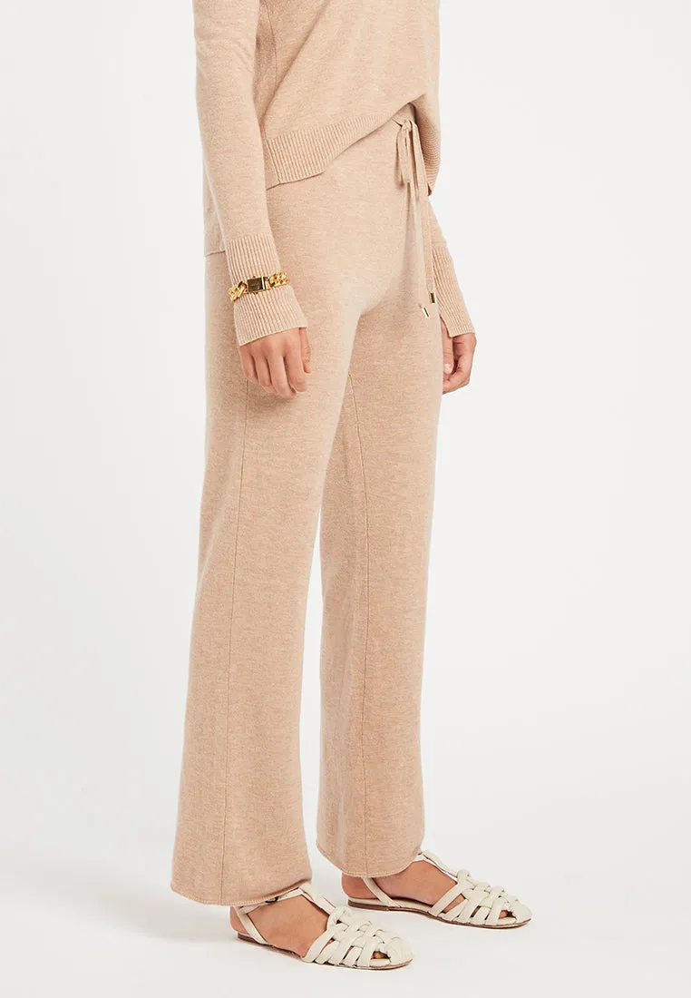 Melanie Knit Pants Beige