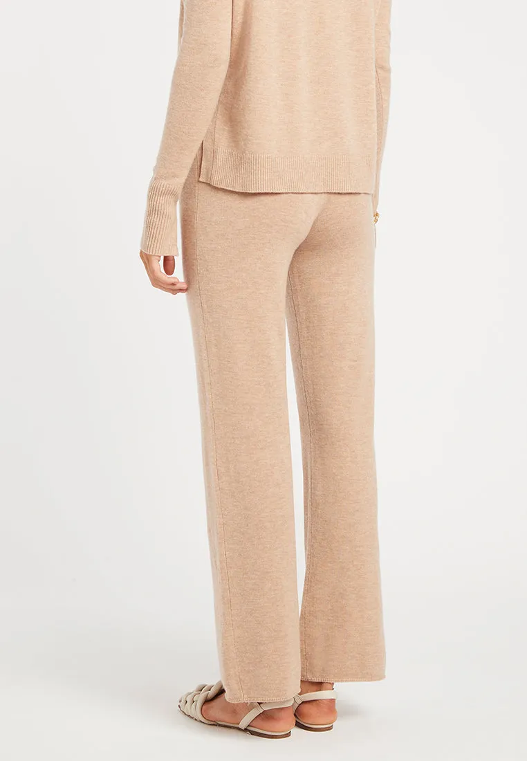 Melanie Knit Pants Beige