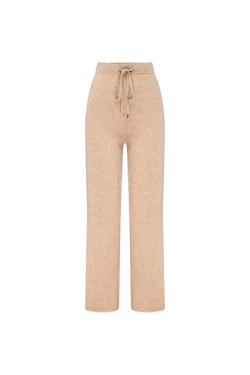 Melanie Knit Pants Beige