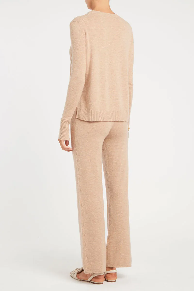 Melanie Knit Pants Beige