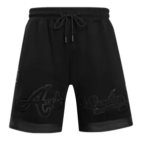 MLB ATLANTA BRAVES TRIPLE BLACK PRO TEAM MEN'S SHORT (BLACK)