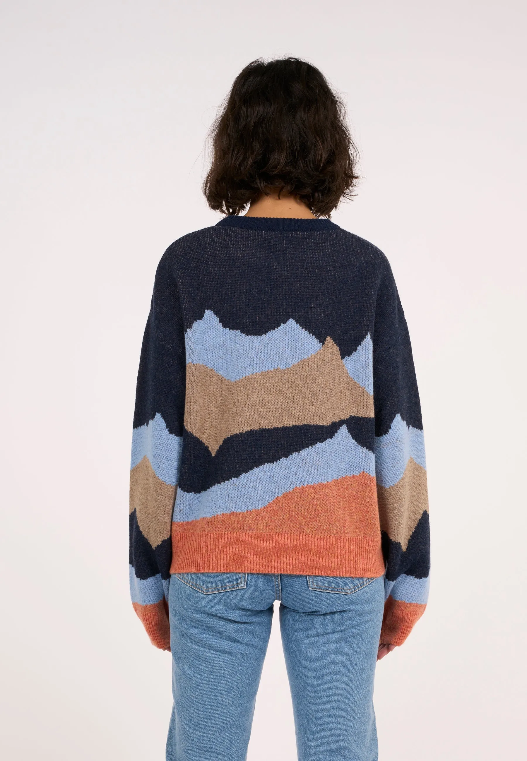 Mountain crew neck knit - Item Colour