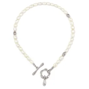 Muse Pearl Collar - Silver