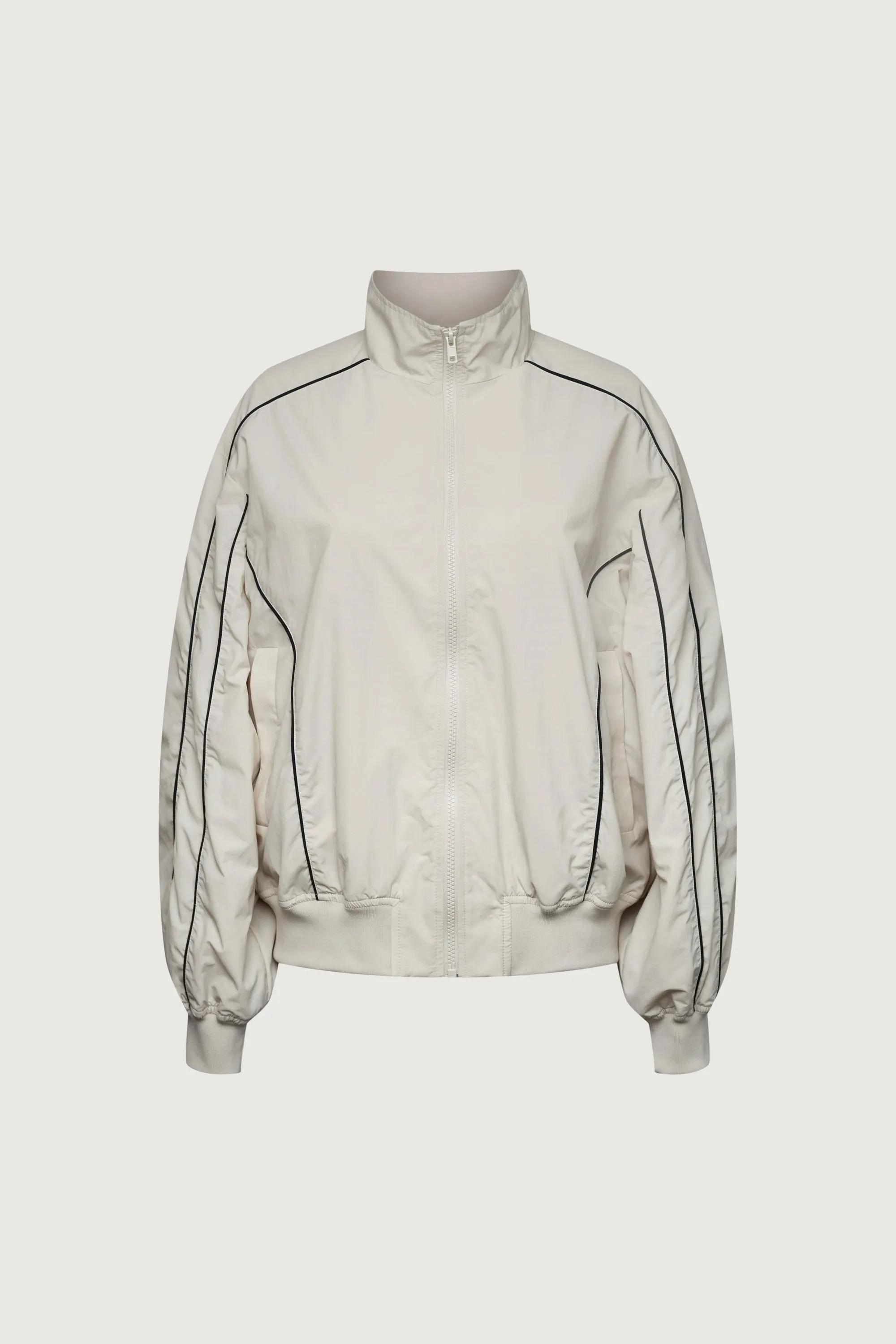 NYLON TRACK ZIP-UP JACKET