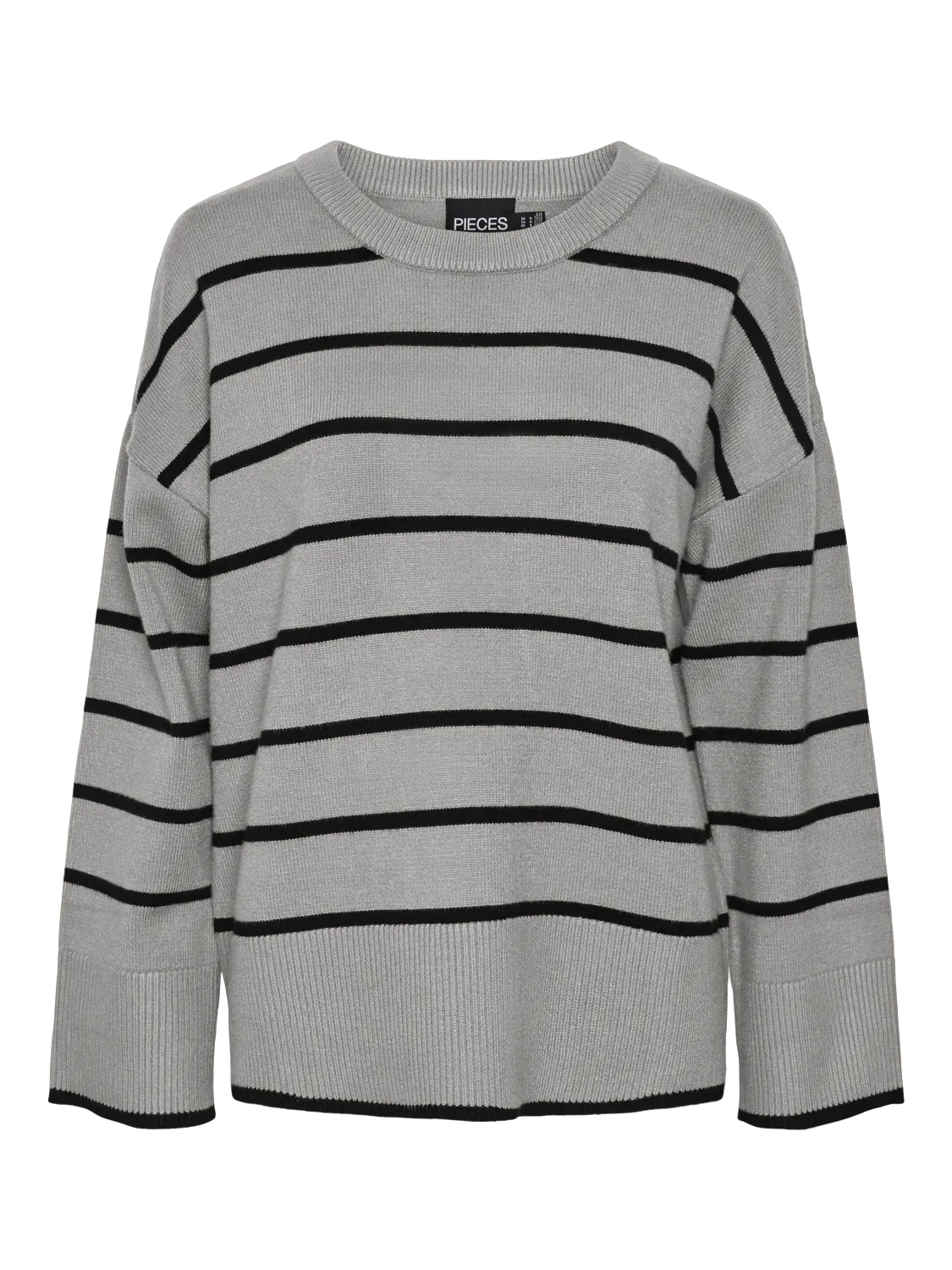 PCMATHILDE Pullover - Medium Grey Melange