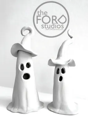 POTTERY CLASS (DEC):  Ghost Figurines