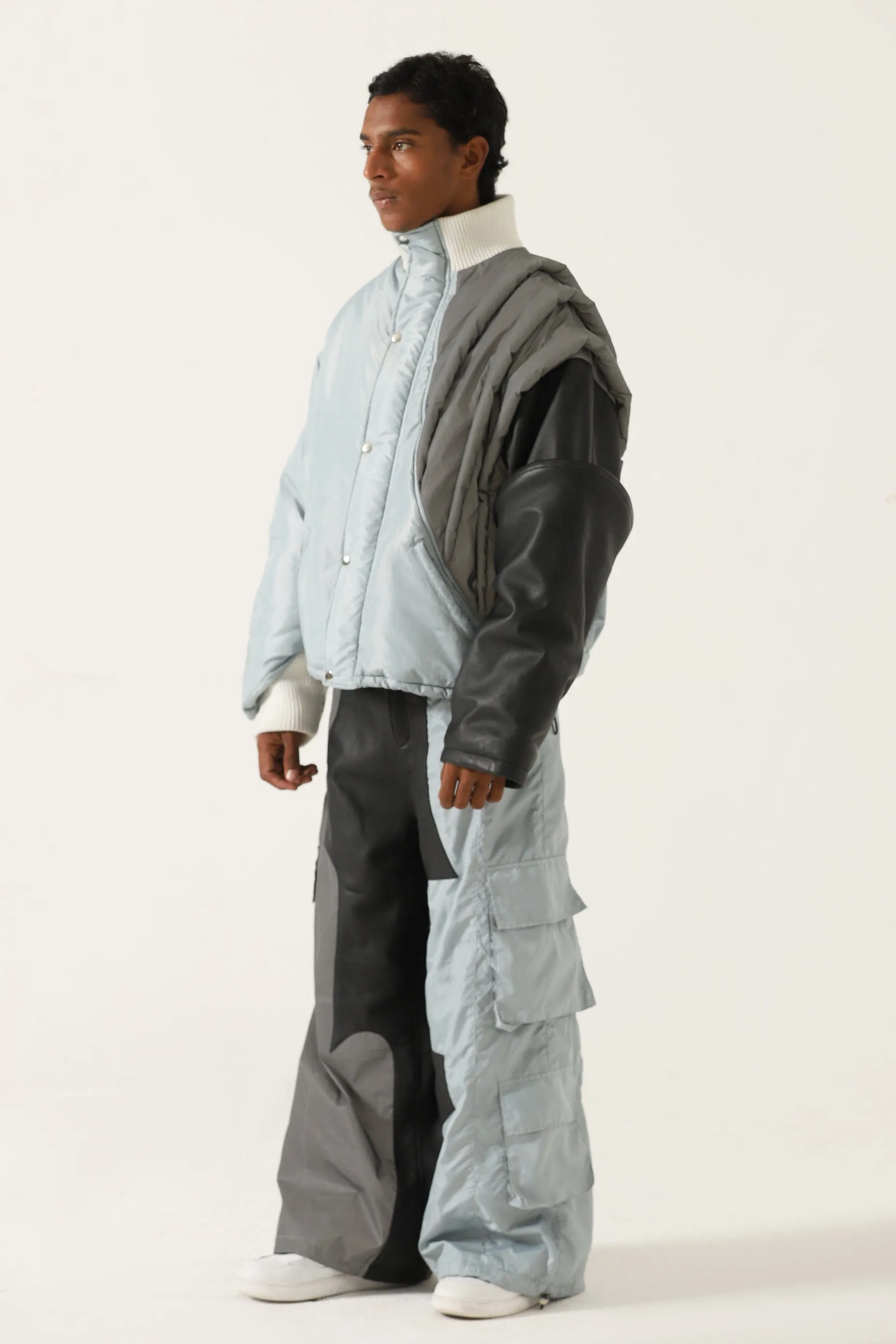 "2001" PANELED TIME TRAVEL JACKET