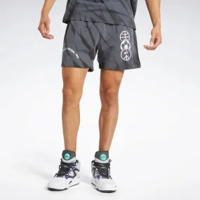 Reebok Apparel Men Classics Block Party Shorts PURGRY