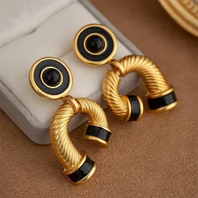 Retro Twist Earrings