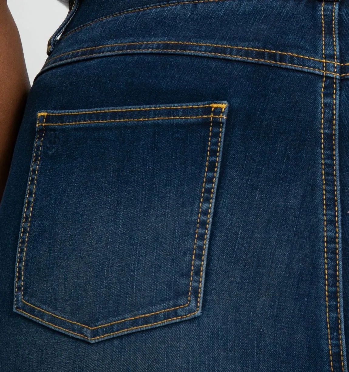 Skinny-Leg | 4-Pocket Betabrand Yoga Denim (Dark Vintage Wash)