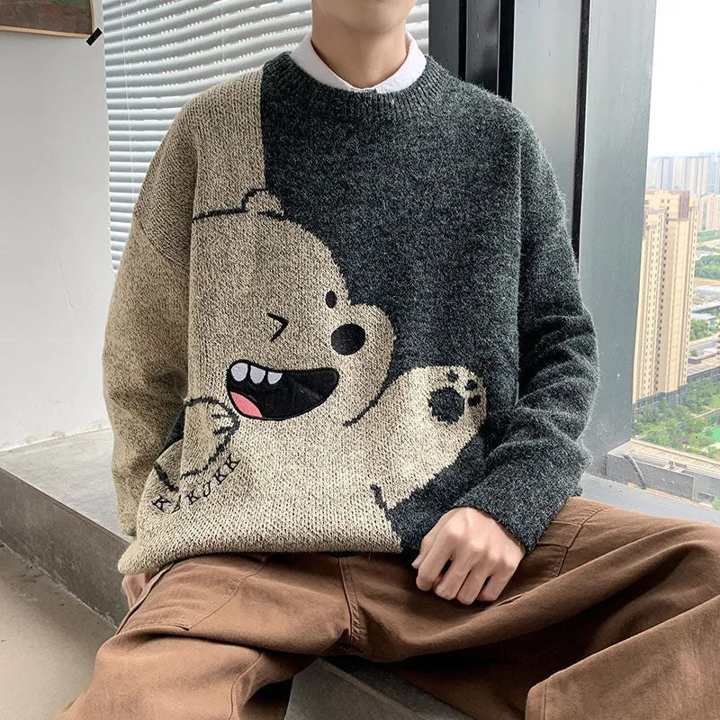 Super Soft Bear Knitted Sweater