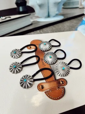 The Santa Fe Hair Tie w/ Turquoise