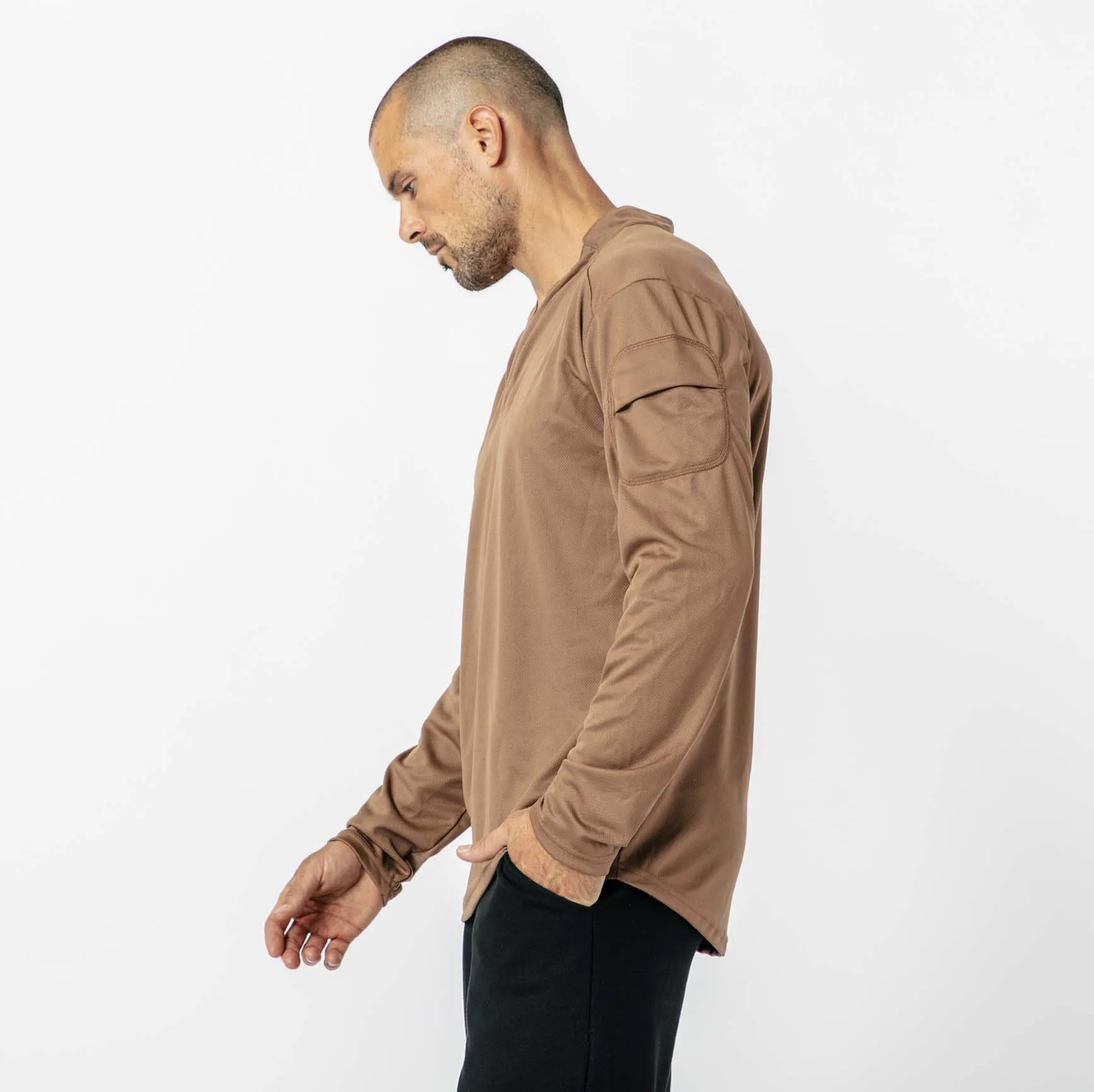 Tx LS SHIELD V NECK SUN SHIRT