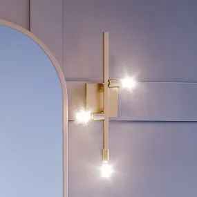 UEX2532 Mid-Century Modern Wall Sconce 19''H x 5''W, Olde Brass Finish, Roseville Collection