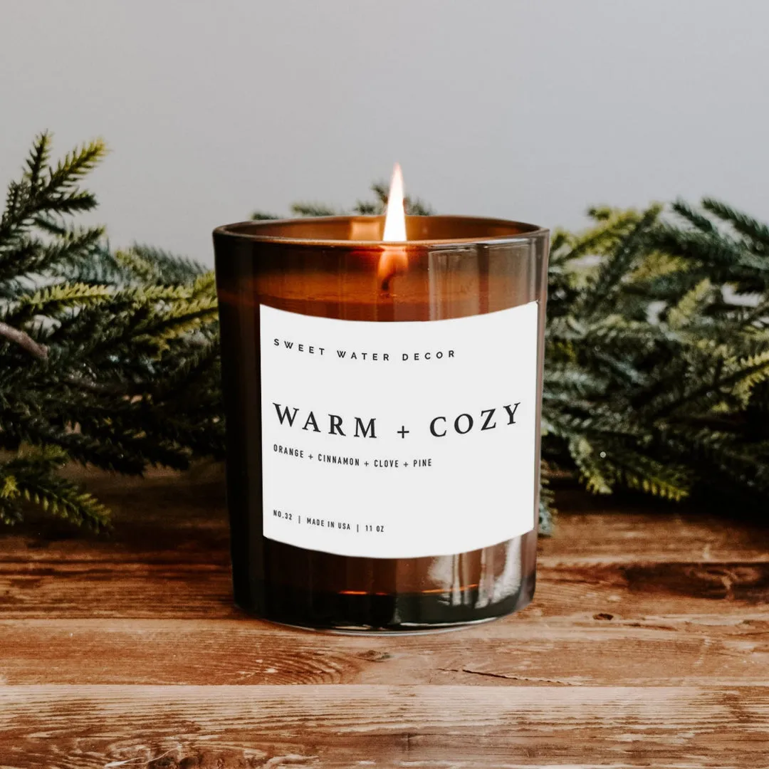 Warm   Cozy 11oz Soy Candle